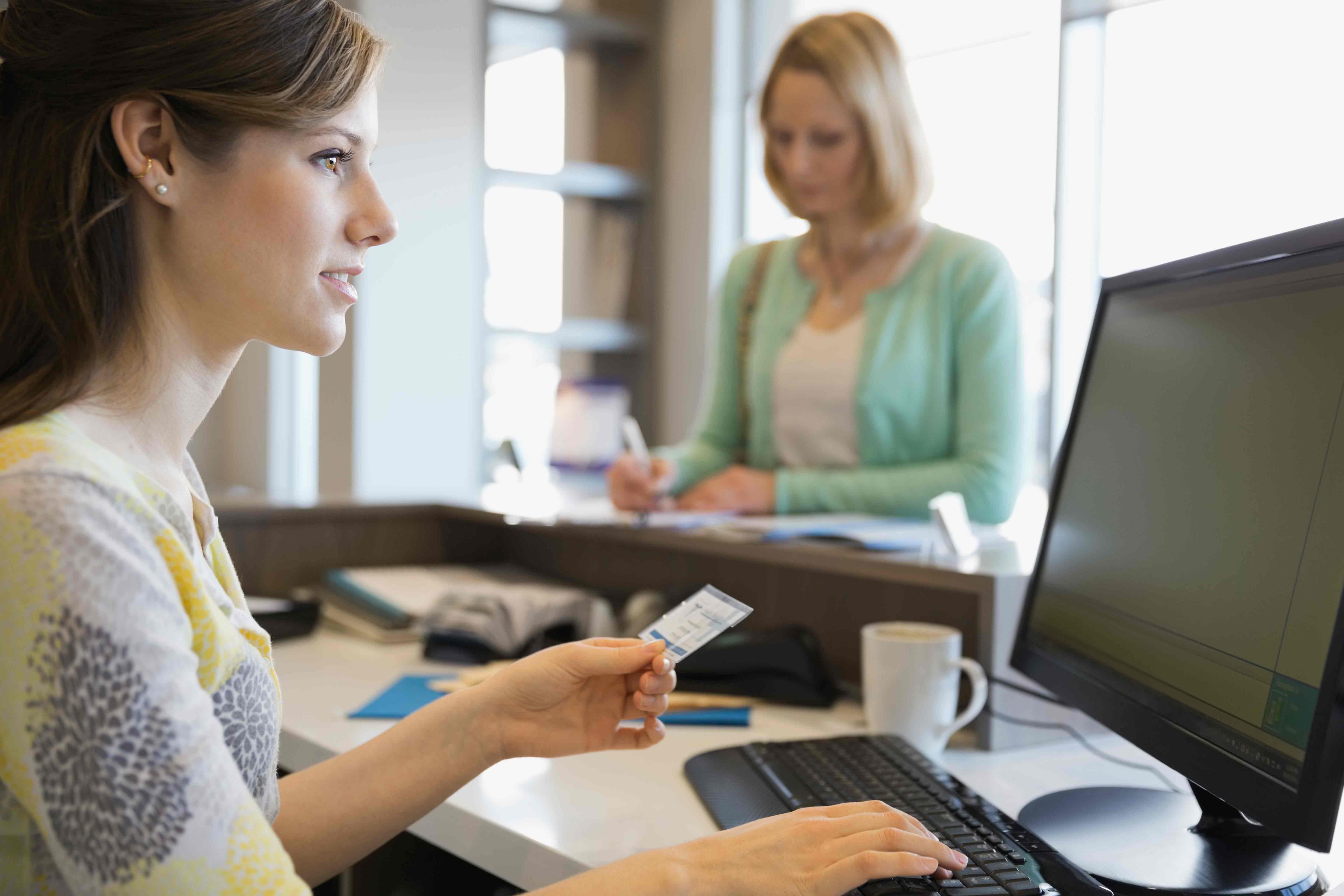 Ladies in the office 